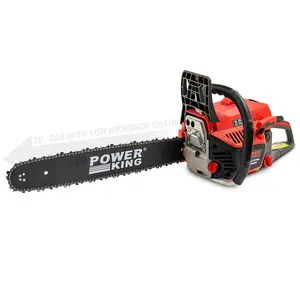 20'' Petrol Chainsaw PowerKing 52cc with Easy Start & Chain