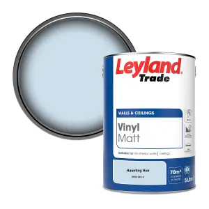 Leyland Trade Vinyl Matt Walls & Ceilings Emulsion Paint Haunting Hue (PPG1243-2) 5L