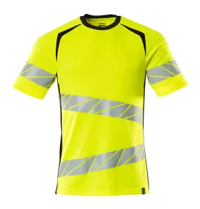 Mascot Accelerate Safe Modern Fit T-shirt (Hi-Vis Yellow/Black)  (X Large)