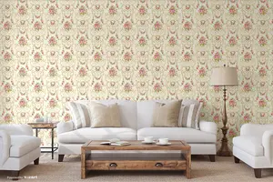 SK Filson Pink Floral Wallpaper