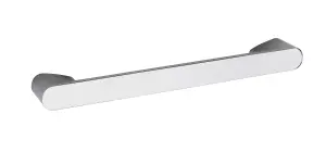 Rounded D Shape Handle, 215mm (160mm Centres) - Chrome