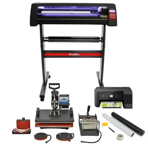 Vinyl Cutter Plotter Machine LED Lights 5 in 1 Starter Bundle