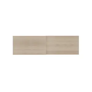 GoodHome Atomia Matt Oak effect Sliding wardrobe door (H) 560mm x (W) 987mm, Pack of 4