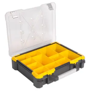 Sealey Parts Tools Storage Case Box With 12 Removable Compartments APAS12R