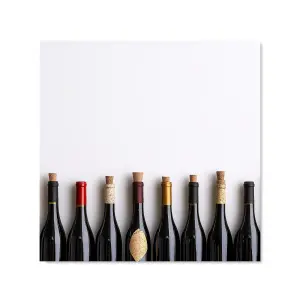 Corked Wine Collection Premium Glass Kitchen Splashback W900mm x H650mm