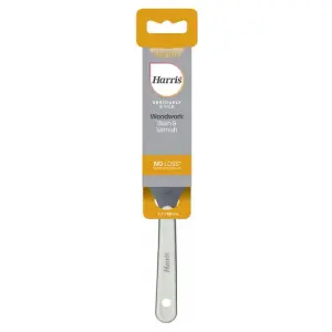 Harris Seriously Good Woodwork Stain And Varnish Flat Brush Beige/White/Grey (50mm)