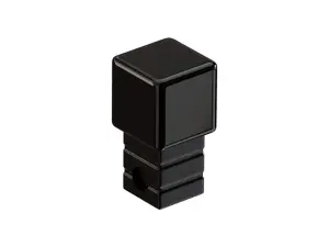 ILCOM CORNER FINISHING CAP FOR  STAINLESS STEEL PROFILES - Black Polished