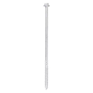 TIMCO Heavy Duty Timber Screws Hex Flange Head Exterior Silver - 10 x 160 (10pcs)