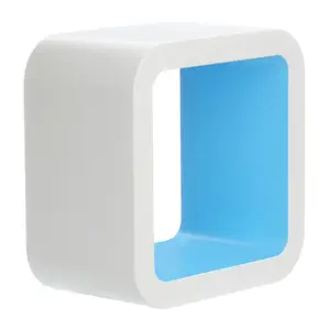 Maison by Premier Set Of Three Varied White Wall Cubes