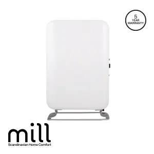 MILL AB-H2000DN Oil-Filled Radiator - White