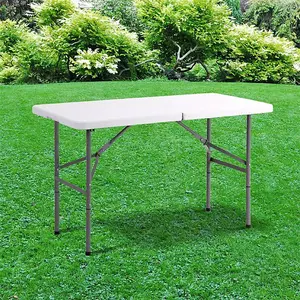 BillyOh 4ft Heavy Duty Plastic Folding Outdoor Trestle Table