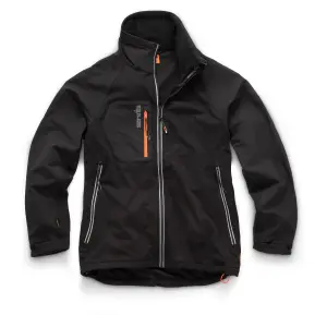 Scruffs Trade Flex Softshell Work Jacket Black - M