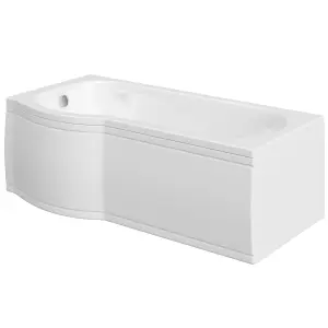 Cooke & Lewis Adelphi White Curved Front Bath panel (H)51.5cm (W)150cm