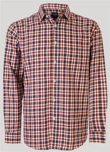 James Pringle Mens Navy Long Sleeve Check Shirt