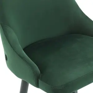 77cm Stool (Set of 2) Dark Green