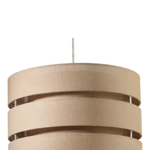 Trio Taupe Pendant Light shade (D)28cm