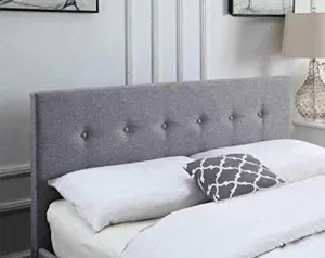 Grey Upholstered Ottoman Storage Super King Bed Frame With Storage