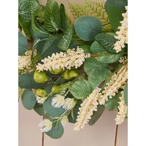 Faux Eucalyptus 80cm Wreath