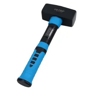 3pc Stoning Sledge Lump Hammer with Fibreglass Non Slip Handle 1kg 1.5kg 2kg