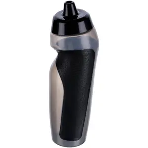 600ml Sports Top Water Bottle - CLEAR - Gym Training Bicycle Screw Lid