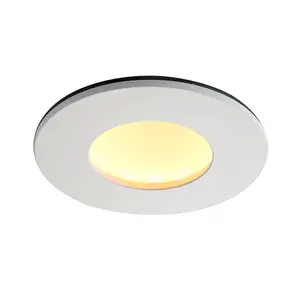 Luminosa Orbitalpro 4CCT 9W Recessed Downlight Matt White Paint IP65