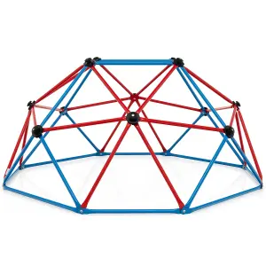 Costway 6FT Dome Climber Climbing Frame Geometric Climbing Dome Kids Toddlers Garden Gym