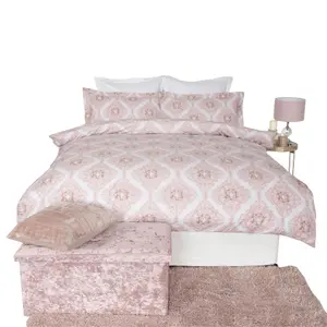 Belledorm Ava Duvet Cover Set Blush (Single)