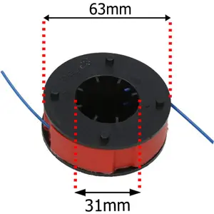 SPARES2GO Line & Spool compatible with Performance Power Strimmer Trimmer