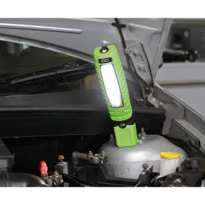 Sealey Cordless 360 Degree 10 LED Rechargeable Inspection Lamp Li-Ion Green LED360G