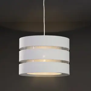 Trio Light Grey Pendant Light shade (D)28cm