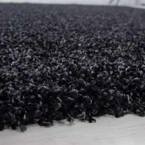 Abaseen 120x170 cm  Anthracite Thick Pile soft Shaggy Modern Rug