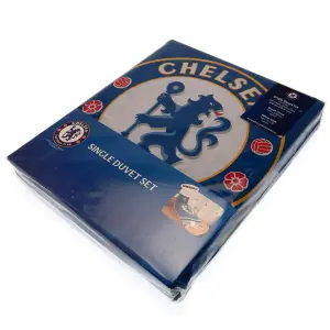 Chelsea FC Pulse Single Duvet Set Blue (One Size)