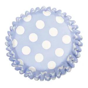 Culpitt Spotted Muffin and Cupcake Cases (Pack of 54) China Blue (One Size)