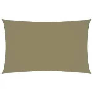 Berkfield Sunshade Sail Oxford Fabric Rectangular 3x6 m Beige