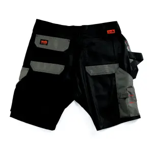 Scruffs Worker plus Black Shorts W36"