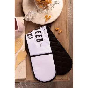 Maison by Premier Pun And Games Double Oven Glove