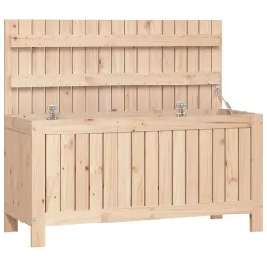 Berkfield Garden Storage Box 108x42.5x54 cm Solid Wood Pine