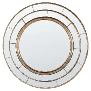 Beliani Boho Wall Mirror BELCHITE Gold