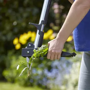 Long Handled Robust Stainless Steel Weed Puller Claw Grabber.