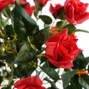 90cm Artificial Red Rose Tree  Large