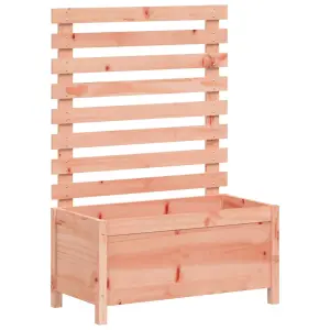 Berkfield Garden Planter with Rack 79x39.5x114 cm Solid Wood Douglas