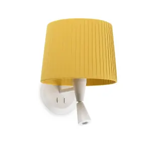 Luminosa Samba Reading Light Wall Light Yellow, E27