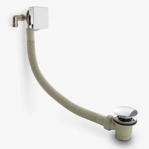 Nes Home Olive Square 3 Way Concealed Thermostatic Shower Mixer Valve, Shower Head, Handset, Slider Rail, Bath Filler Set