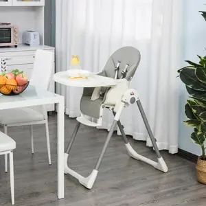 Babies High Chair Grey