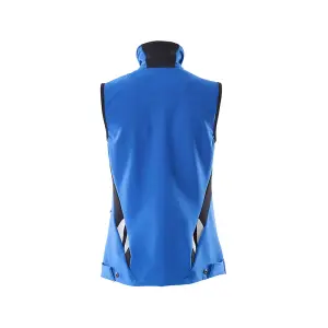 Mascot Accelerate Ladies Ultimate Stretch Light Gilet Jacket (Azure Blue/Dark Navy)  (XX Large)