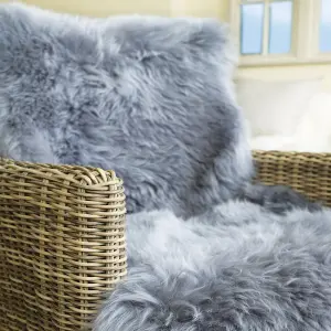 Origins Genuine Sheepskin Grey Single