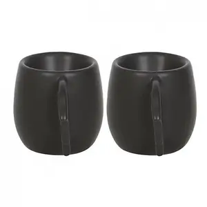 Something Different Bat Egg Cup Set (Pack of 2) Black (One Size)