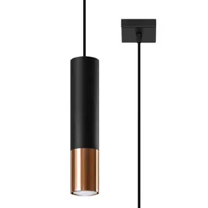 Loopez 1 - Light Single Pendant Black/Copper