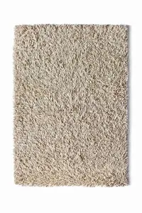 Imperial Light Mix Shaggy Wool Rug by Rug Guru-120cm X 170cm