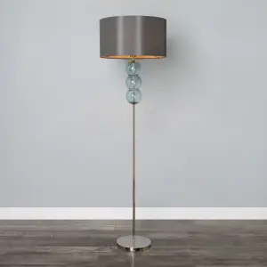 Inlight Remo Chrome effect LED Floor lamp